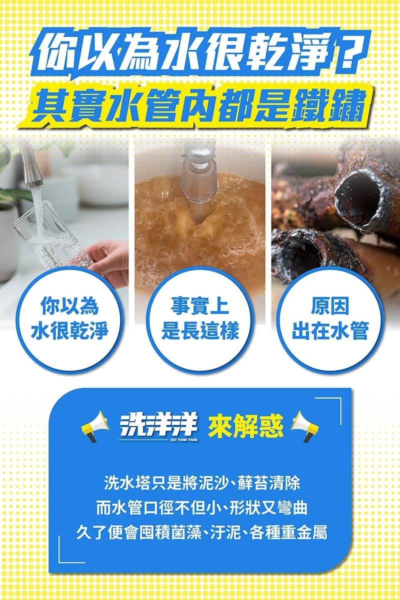你以為水很乾淨?