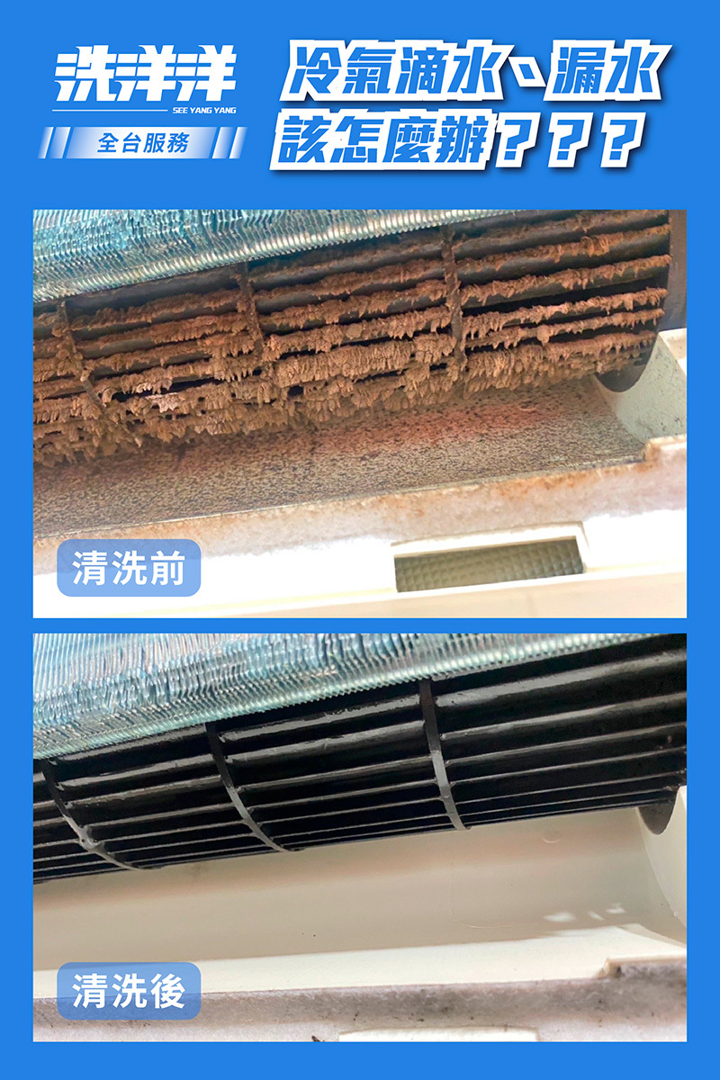 冷氣滴水、漏水怎麼辦?