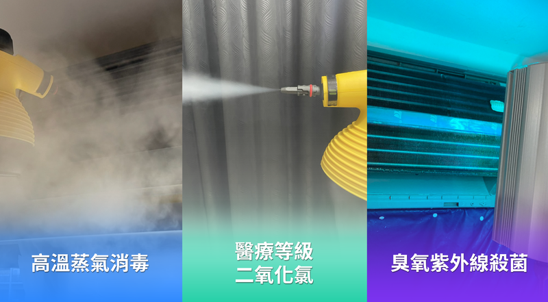 冷氣清洗雙重殺菌消毒